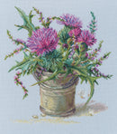 Scottish thistle M722 Counted Cross Stitch Kit