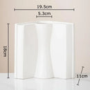 Sculpted book design white ceramic creative flowers desk decoration bedroom