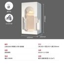 Sculptural stone embedded night light wall sconces for corridor