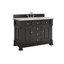 James Martin Brookfield 48" Single Bathroom Vanity, Black Onyx