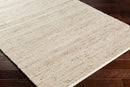 Byrne Beige & Green Jute Rug - Clearance