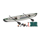 Sea Eagle 3-People TC16 High Pressure All Drop Stitch Inflatable Travel Canoe, 16FT [TC16K] (SAK43086)