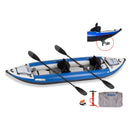 Sea Eagle 380X Explorer 3-Person Inflatable Kayak With Large Removable Rear Center Skeg [380XK] (SAK97562)