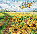 Sea of Sunflowers SM-519 Counted Cross Stitch Kit