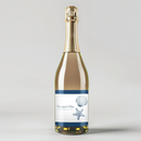 Sea Shells Champagne Label