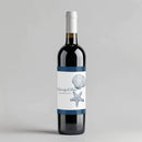 Sea Shells Wine Label
