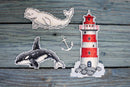 Sea Story P-333 / SR-333 Plastic Canvas Counted Cross Stitch Kit