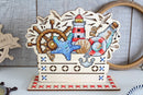 Sea Treasures O-037 Counted Cross Stitch Kit on Plywood