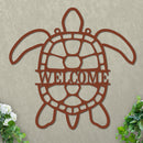 Sea Turtle Welcome Sign