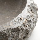 Seagrass Fossil Limestone Rough Rectangular Vessel Sink - 16"x20"x5" - Honed/Rough