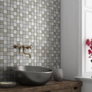 Seagrass&amp;paris Textured 2x2 Limestone Mosaics 12x12