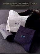 Seamless Toe Dress Socks, 5 Pairs Cotton Blend Unisex Size 7-12