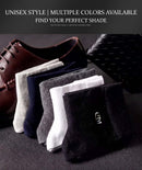 Seamless Toe Dress Socks, 5 Pairs Cotton Blend Unisex Size 7-12