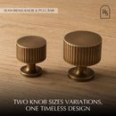 Sean Brass Knob & Pull Bar - Open Box