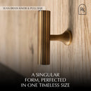 Sean Brass Knob & Pull Bar