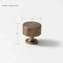 Sean Brass Knob & Pull Bar - Open Box