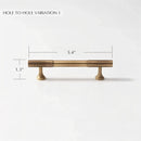 Sean Brass Knob & Pull Bar
