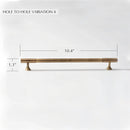 Sean Brass Knob & Pull Bar - Open Box