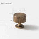 Sean Brass Knob & Pull Bar - Open Box