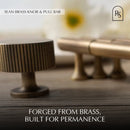 Sean Brass Knob & Pull Bar - Open Box