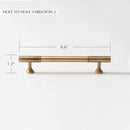 Sean Brass Knob & Pull Bar
