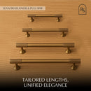 Sean Brass Knob & Pull Bar - Open Box