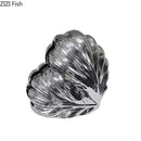 Seashell white & silver heart feather ceramic tissue box bedroom decor