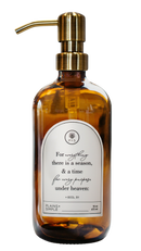 SALE | Seasons Amber Glass Bottle | 16 oz | Plains + Simple