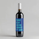 Second Favorite F Word Wine Label
