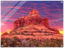 Sedona Print Metal Wall Art – Arizona Red Rock Desert Landscape Wall Decor