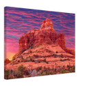 Sedona Print Metal Wall Art – Arizona Red Rock Desert Landscape Wall Decor
