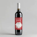 Sees You Drinking Wine Label