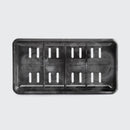 Black Self Draining Soap Dish