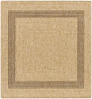 Andie Bordered Faux Jute Outdoor Rug - Clearance