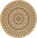 Beata Round Faux Jute Outdoor Rug - Clearance