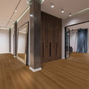 7 Ply Engineered Wood 9" Wide 87" RL Long 3/4" Thick Plank French White Oak Sera - Lincoln Select Collection living room view