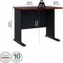 Series A 36W Desk Hansen Cherry Galaxy Home Office