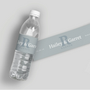 Serif Monogram Water Bottle Labels