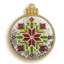 Set for embroidery with beads on a plastic base FLPL-057