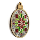 Set for embroidery with beads on a plastic base FLPL-057