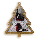 Set for embroidery with beads on a plastic base FLPL-068