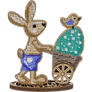 Set for embroidery with beads on wood FLK-426