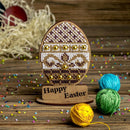 Set for embroidery with beads on wood FLK-435
