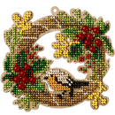 Set for embroidery with beads on wood FLK-439