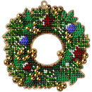 Set for embroidery with beads on wood FLK-441