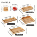 DecorBites™ Bamboo Wood Lid Glass Snack Storage Jar | Stylish Container for Snacks and Dried Fruits