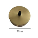 Set of 6 brushed brass ceiling plate lamp bases kitchen diy kit