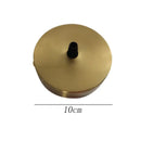 Set of 6 brushed brass ceiling plate lamp bases kitchen diy kit