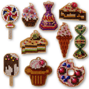 Set of blanks for embroidery on wood FLSW-003