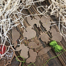 Set of blanks for embroidery on wood FLSW-005